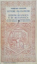 Lettere filosofiche e lezioni di logica e di metafisica