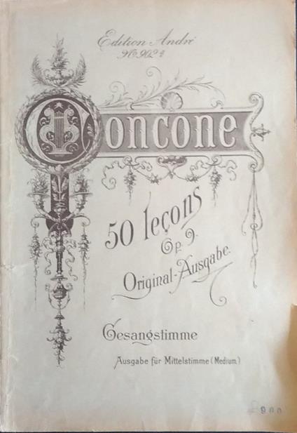 50 lecons de Chant pour le medium de la voix avec piano - copertina