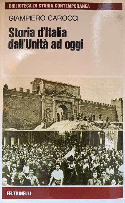 Storia d'Italia dall'Unità ad oggi - Giampiero Carocci - copertina