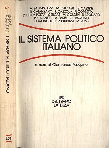 Il sistema politico italiano - Gianfranco Pasquino - copertina