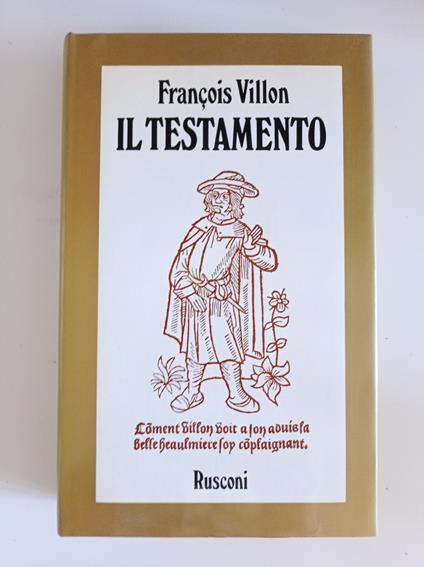 Il Testamento - François Villon - copertina