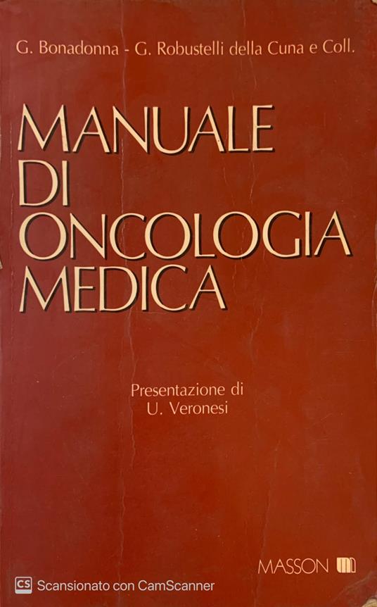 Manuale di oncologia medica - copertina