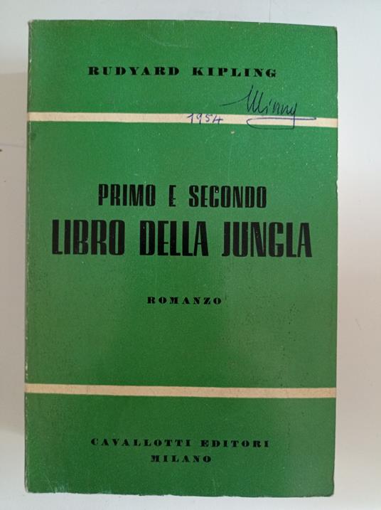 Primo e secondo libro della jungla - Rudyard Kipling - copertina