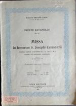 Missa in honorem S. Josephi Calasantii