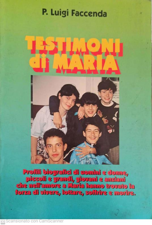 Testimoni di Maria - Luigi M. Faccenda - copertina