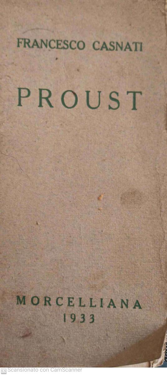 Proust - Francesco Casati - copertina