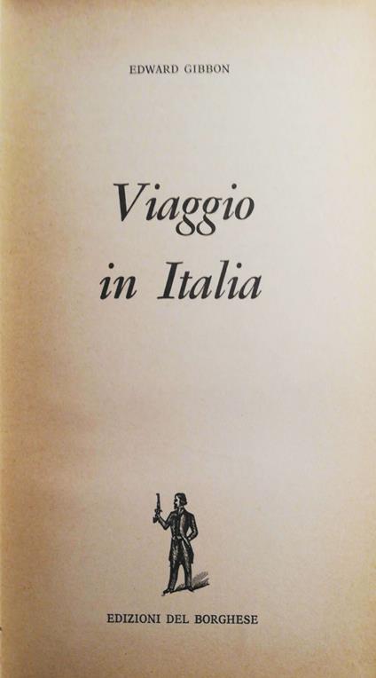 Viaggio in Italia - Edward Gibbon - copertina