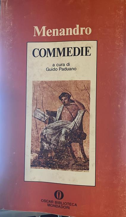 Commedie - Menandro - copertina