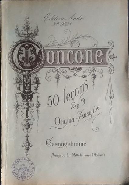 50 Lecons de Chant pour le medium de la voix avec piano - copertina