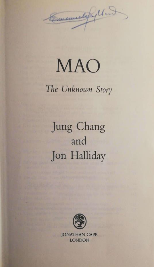 Mao: The Unknown Story - Jung Chang - copertina