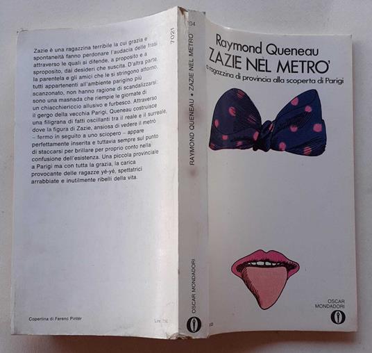 Zazie nel metrò una ragazzina di provincia alla scoperta di Parigi - Raymond Queneau - copertina