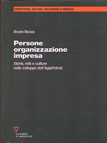 Persone, organizzazione, impresa - Bruno Bezza - copertina