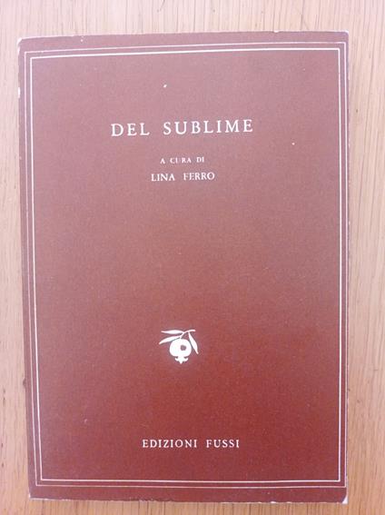 Del sublime - Lina Ferro - copertina