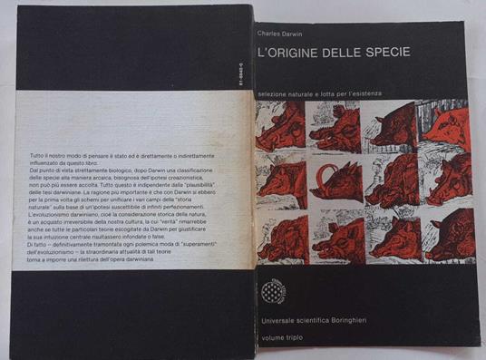 L' origine delle specie - Charles Darwin - copertina