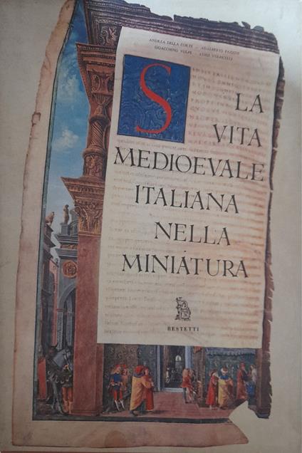 La vita medioevale italiana nella miniatura - copertina