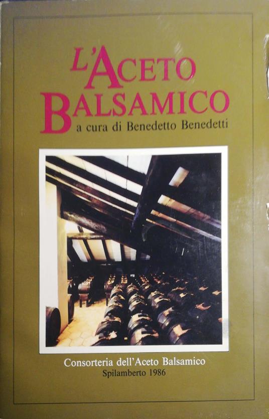 L' aceto balsamico - Benedetto Benedetti - copertina