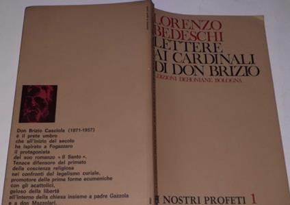 Lettere ai cardinali di Don Brizio - Lorenzo Bedeschi - copertina