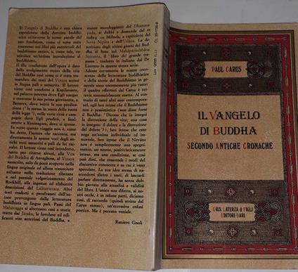 Il vangelo di Buddha secondo antiche cronache - Paul Carus - copertina