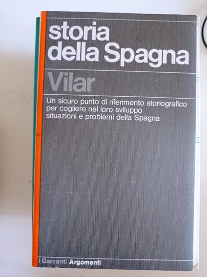 Storia della Spagna - Sergio Vilar - copertina