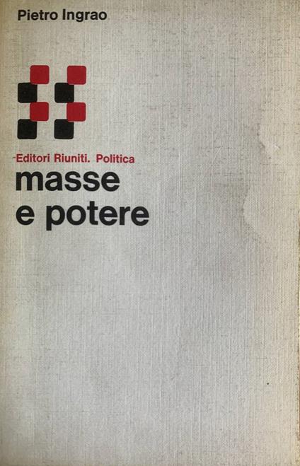 Masse e potere - Pietro Ingrao - copertina