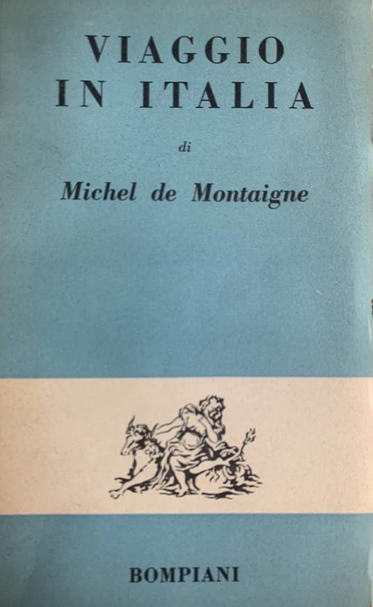 Viaggio in Italia - Michel de Montaigne - copertina