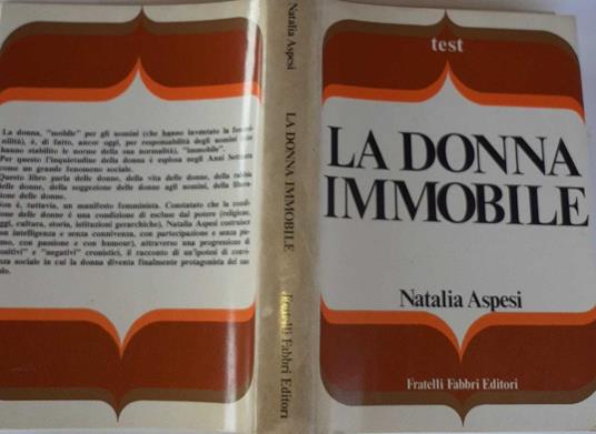 La donna immobile - Natalia Aspesi - copertina