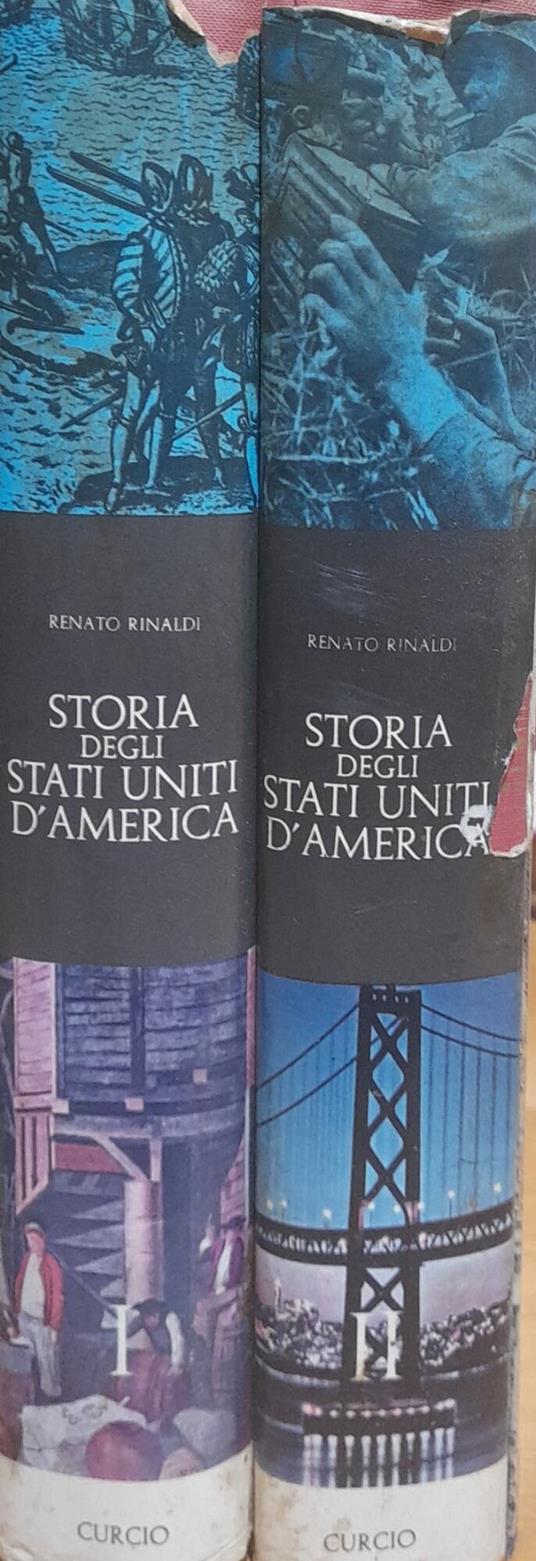 Storia degli Stati Uniti d'America (due volumi) - Renato Rinaldi - copertina