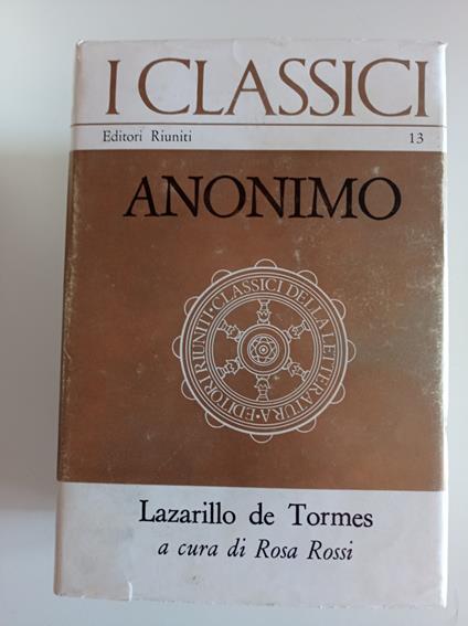 Lazarillo de Tormes - Anonimo calalabrese - copertina