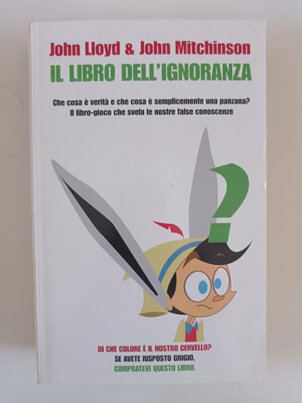 Il libro dell'ignoranza - John Lloyd - copertina