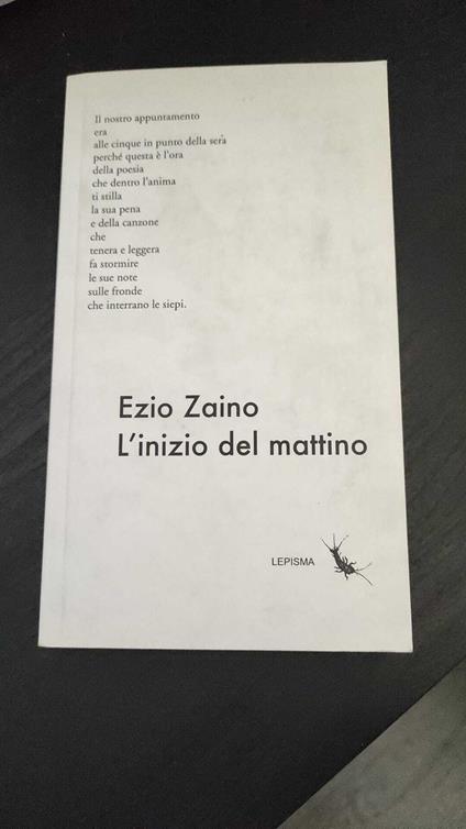 L' inizio del mattino - copertina