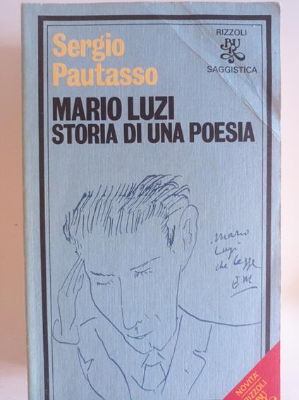 Mario Luzi storia di una poesia - Sergio Pautasso - copertina