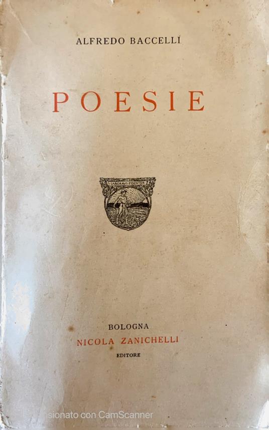 Poesie - Alfredo Baccelli - copertina