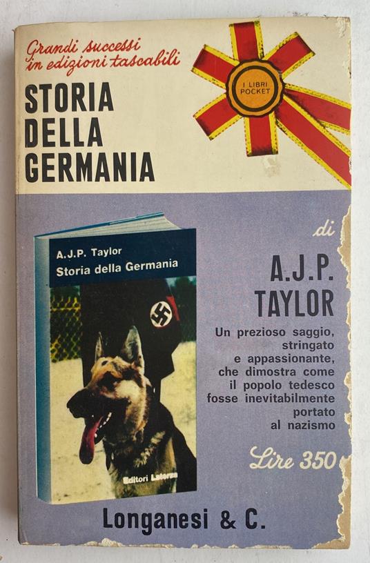 Storia della Germania - A.J.P. Taylor,Alan J. Taylor - copertina