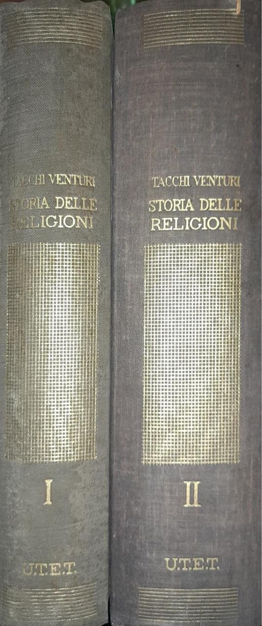 Storia delle religioni. Volumi I-II - Pietro Tacchi Venturi - copertina