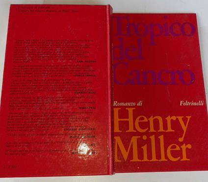 Tropico del cancro - Henry Miller - copertina