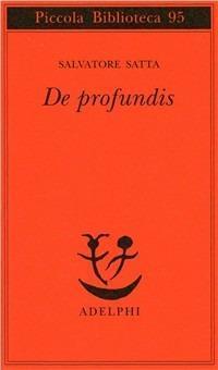 De profundis - Salvatore Satta - copertina