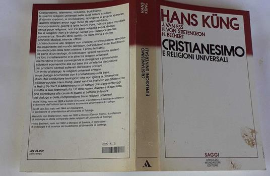 Cristianesimo e religioni universali - Hans Küng - copertina
