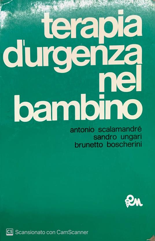 Terapia d' urgenza nel bambino - copertina