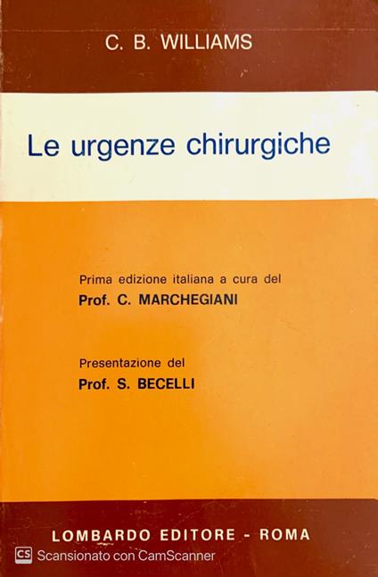 Le urgenze chirurgiche - copertina