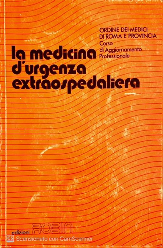 La medicina d'urgenza extraospedaliera - copertina