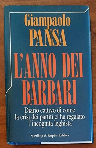 L' anno dei barbari - Giampaolo Pansa - copertina