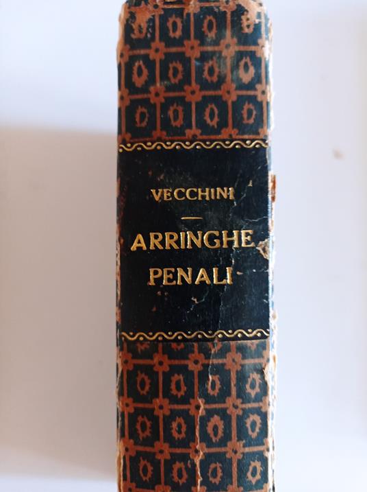 Arringhe penali - Arturo Vecchini - copertina