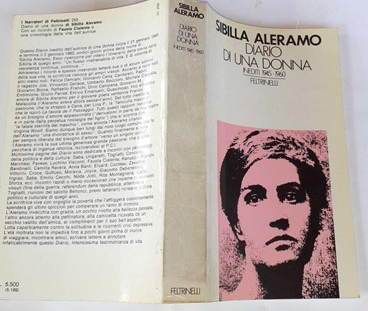 Diario di una donna. Inediti 1945-1960 - Sibilla Aleramo - copertina