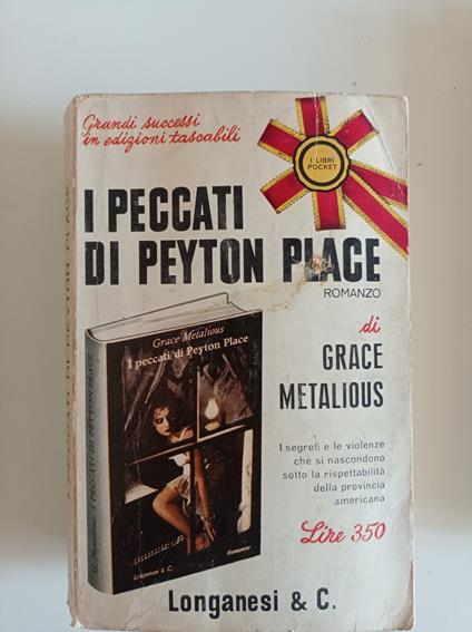 I peccati di Peyton Place - Grace Metalious - copertina