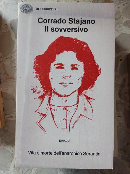 Il sovversivo - Corrado Stajano - copertina