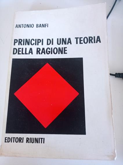 Principi di una teoria della ragione - Antonio Banfi - copertina