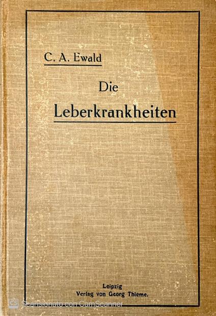 Die Leberkrankheiten - copertina