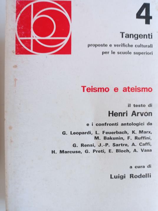 Teismo e ateismo - Luigi Rodelli - copertina