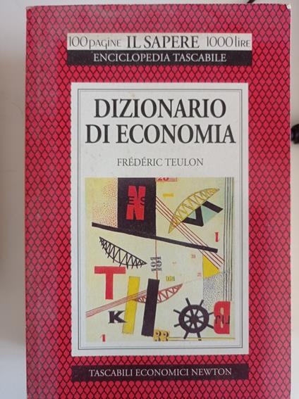 Dizionario di economia - Frédéric Teulon - copertina