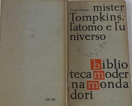 Mister Tompkins, l'atomo e l'universo - George Gamow - copertina